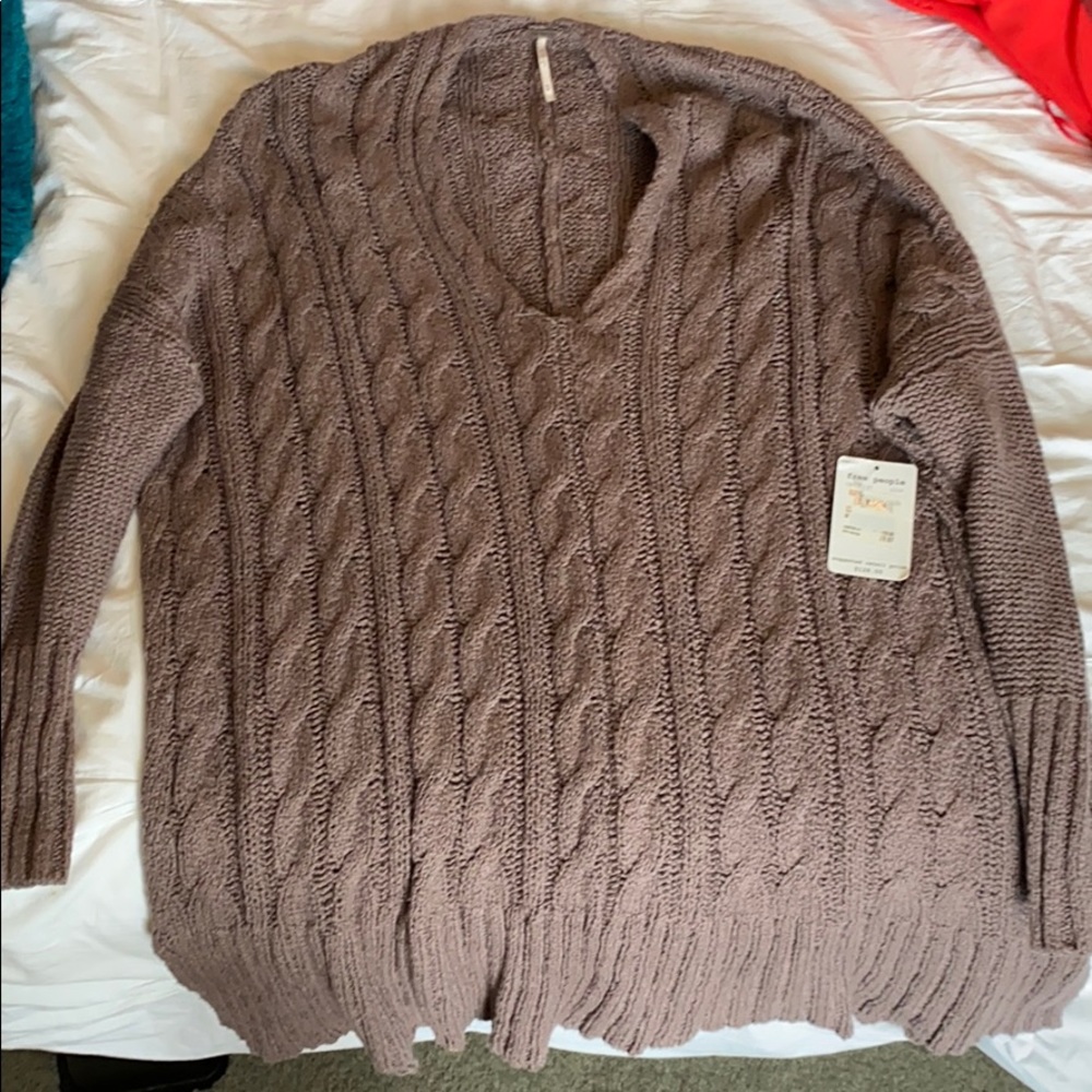 Free People Medium Brown sweater dress